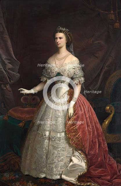 Empress Elizabeth, 1869. Creator: Franz Russ the Younger.
