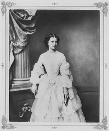 Empress Elisabeth of Austria, 1857. Creator: Franz Seraph Hanfstaengl