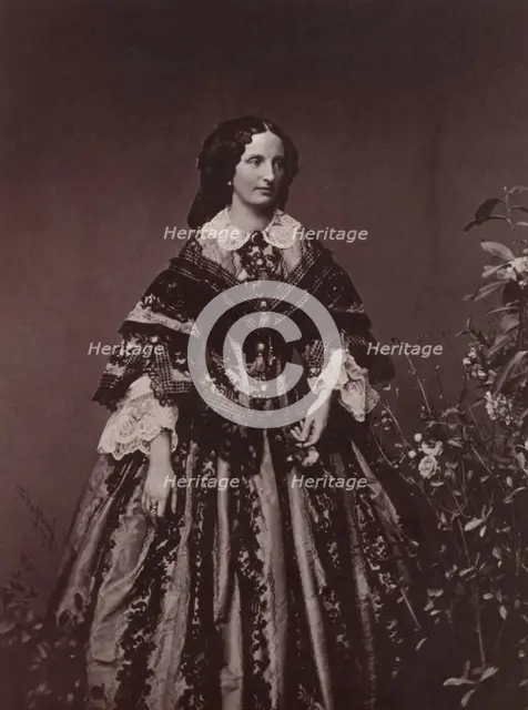 Empress Elisabeth of Austria, 19th century. Creator: Franz Seraph Hanfstaengl.