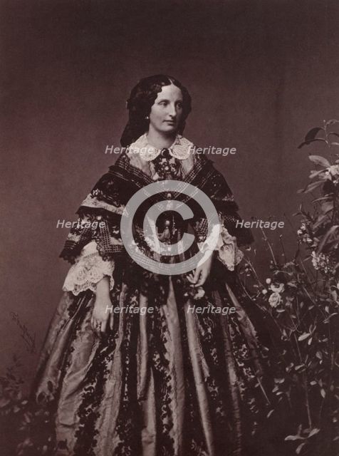 Empress Elisabeth of Austria, 19th century. Creator: Franz Seraph Hanfstaengl.