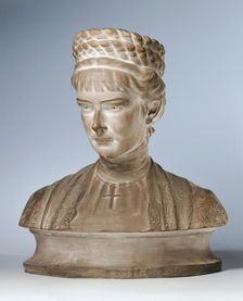 Empress Elisabeth with hair crown, undated. Creator: Stefan Schwartz