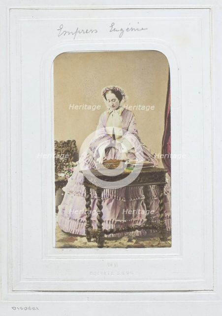 Empress Eugénia, 1860-69. Creator: André-Adolphe-Eugène Disdéri.