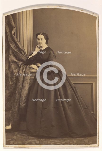 Empress Eugénie, 1860. Creator: Olympe Aguado.