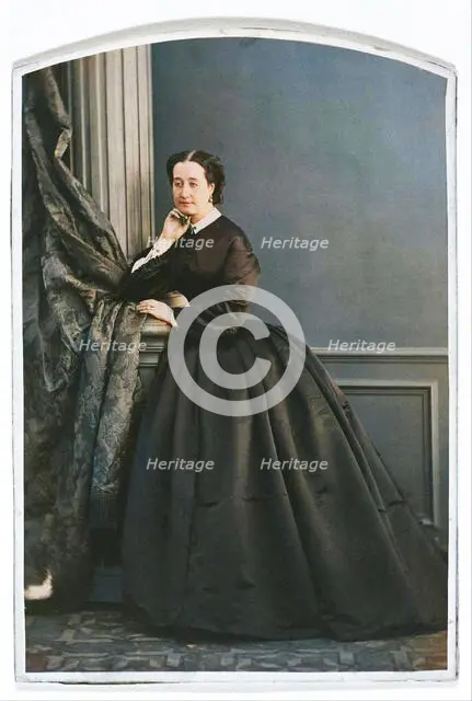 Empress Eugénie, 1860. Creator: Olympe Aguado.