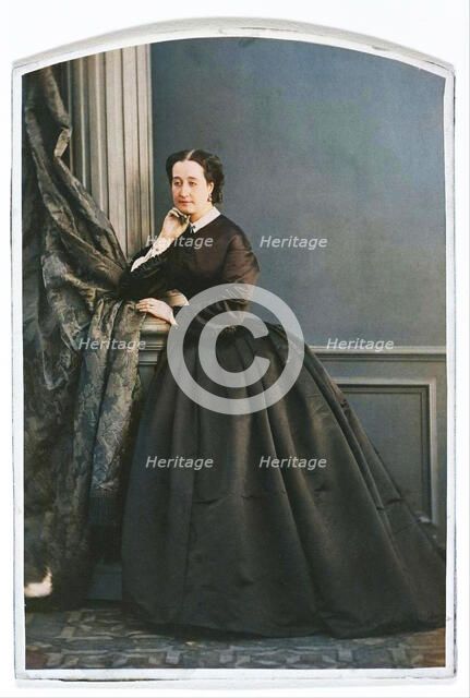 Empress Eugénie, 1860. Creator: Olympe Aguado.