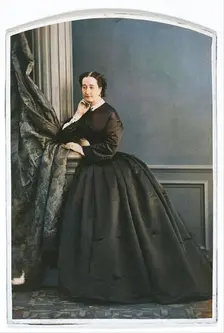 Empress Eugénie, 1860. Creator: Olympe Aguado