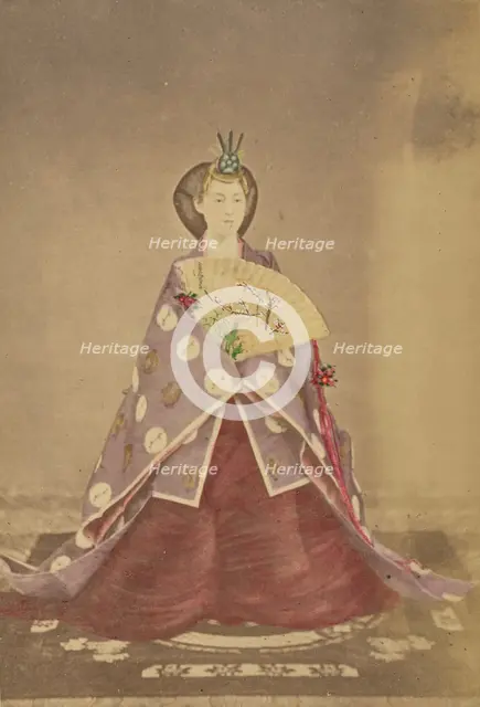 Empress Haruko, 1868-1880. Creator: Uchida Kyuichi.