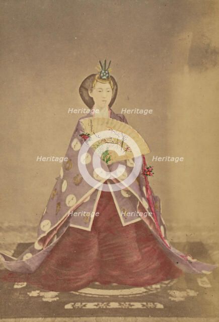 Empress Haruko, 1868-1880. Creator: Uchida Kyuichi.