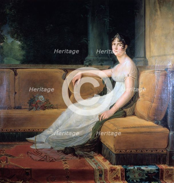 'Empress Josephine at Malmaison', c1801.  Artist: Francois Pascal Simon Gerard