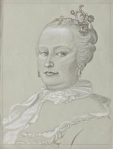 Empress Maria Theresa, undated. (c1900s) Creator: Franz von Matsch