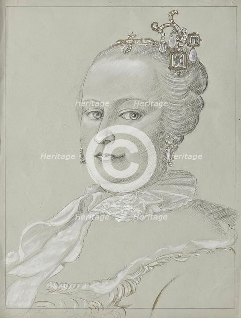 Empress Maria Theresa, undated. (c1900s) Creator: Franz von Matsch.