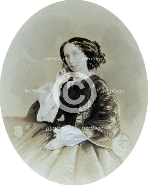 Empress Maria Alexandrovna of Russia, late 1850s.  Artist: Andrei Deniere