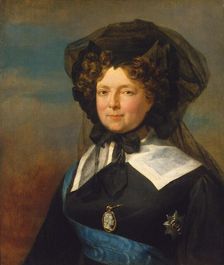 Empress Maria Feodorovna of Russia, 1820s. Artist: George Dawe