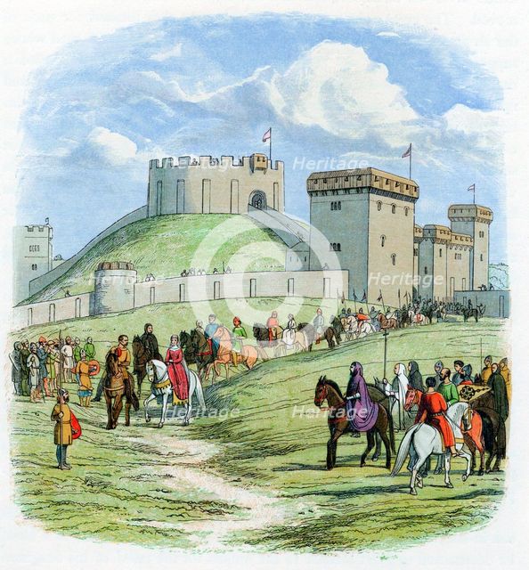 Empress Matilda, daughter and dispossessed heiress of Henry I of England, c1860. Artist: Unknown