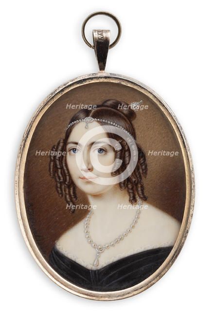 Empress of Brazil Amelia Augusta Eugenia, 1806-1866. Creator: Bodo Winsel.