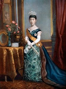 Empress Shoken, empress consort of Japan, late 19th-early 20th century