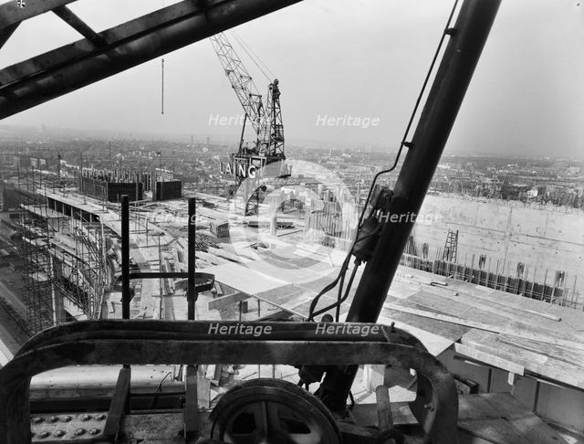 Empress State Building, Lillie Road, Earl's Court, Hammersmith and Fulham, London, 08/05/1961. Creator: John Laing plc.