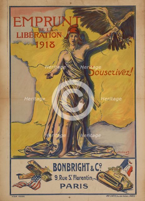 Emprunt de la Libération 1918, 1918. Creator: Chavannaz, Bernard (active 1910s).