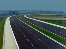Empty road; the East Ardley section of the M1, prior to opening, Wakefield, West Yorkshire, 1967. Artist: Michael Walters