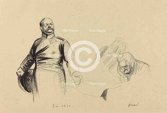 En 1871, c. 1914/1919. Creator: Jean Louis Forain.