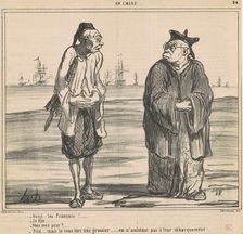 En Chine, 1859. Creator: Honore Daumier