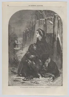 En Angleterre: Pauvre Jenny!, from "Le Journal Illustré," no. 55, February 26-March 5, 1865. Creator: Henry Duff Linton