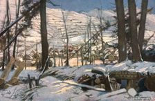 En Alsace; Village d'Ampfersbach 1916 Creator: Francois Flameng