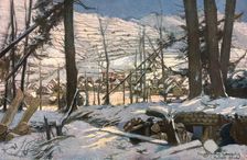 En Alsace; Village d'Ampfersbach 1916 Creator: Francois Flameng