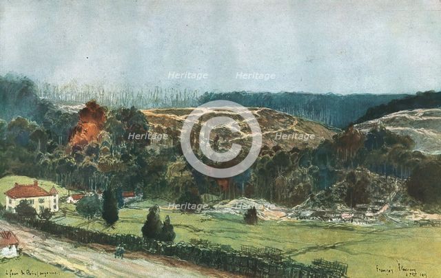 ''En Argonne; Le Four de Paris', 1915. Creator: Francois Flameng.