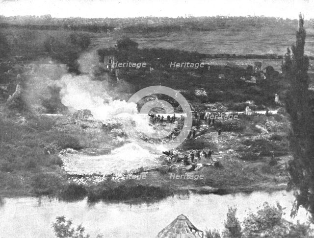 ''En Argonne; Sur les bords de l'Aire, affuent de droite du cours superieur de l'Aisne..., 1918. Creator: Signal Corps ASF.