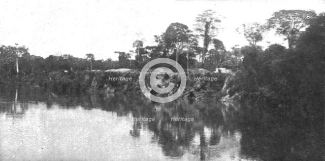 ''En Asie, En Afrique, Au Congo; La berge de M'Birou', 1914. Creator: Unknown.