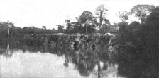 'En Asie, En Afrique, Au Congo; La berge de M'Birou 1914. Creator: Unknown