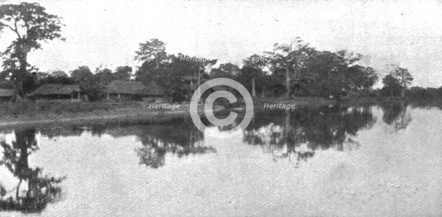 ''En Asie, En Afrique, Au Congo; Le poste allemand de Bonga', 1914. Creator: Unknown.