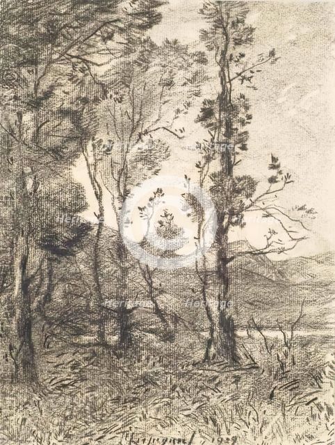 En Auvergne, c1870s. Creator: Henri-Joseph Harpignies.