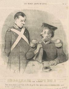 En garde national, 19th century. Creator: Honore Daumier