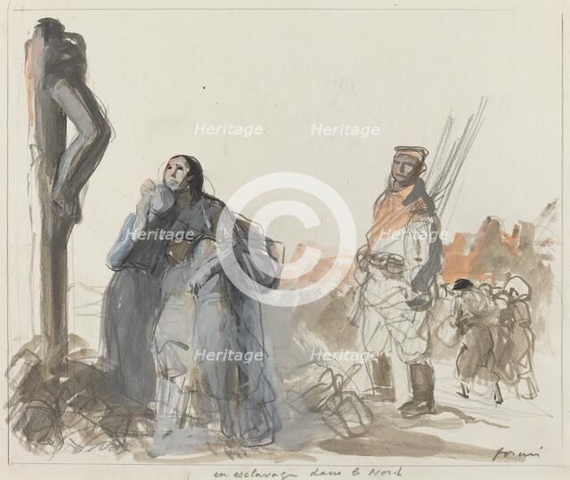 En esclavage dans le Nord, c. 1914/1919. Creator: Jean Louis Forain.