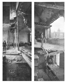 En France les villes du front continuent a Souffrir 1915 (1924). Creator: Unknown