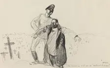 En somme ça n'est que du "matériel humain.", c. 1914/1919. Creator: Jean Louis Forain