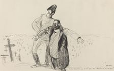 En somme ça n'est que du "matériel humain.", c. 1914/1919. Creator: Jean Louis Forain