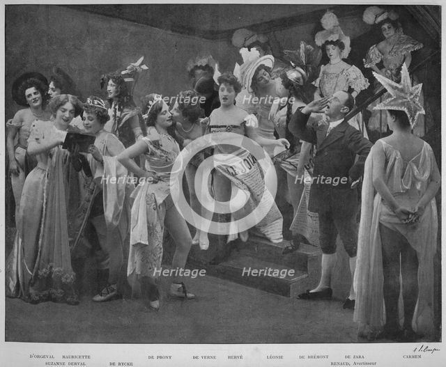 'En Scene Pour Le Trois!', 1900. Artist: Unknown.