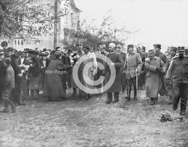 'En Serbie Reconquise; Le prince Alexandre, regent du royaume serbe-croate-slovene, est..., 1918. Creator: Marianovic.