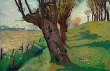 En Pays Flamand 1902. Artist: Leon Frederic