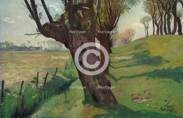 'En Pays Flamand', 1902. Artist: Leon Frederic.