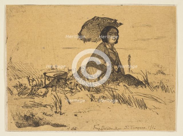 En plein soleil, 1858. Creator: James Abbott McNeill Whistler.