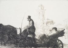 En promenade, 1932. Creator: Edmund Blampied