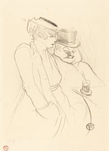 En quarante, 1893. Creator: Henri de Toulouse-Lautrec