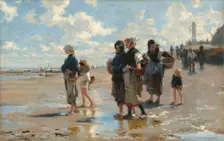 En route pour la pêche (Setting Out to Fish), 1878. Creator: John Singer Sargent