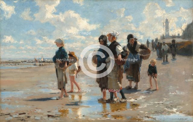 En route pour la pêche (Setting Out to Fish), 1878. Creator: John Singer Sargent.