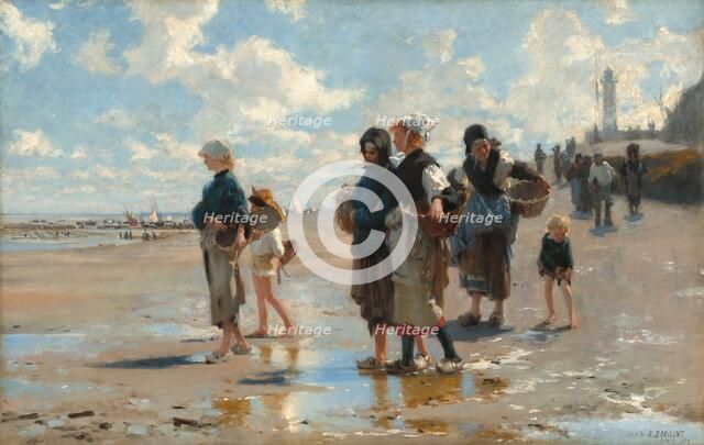 En route pour la pêche (Setting Out to Fish), 1878. Creator: John Singer Sargent.