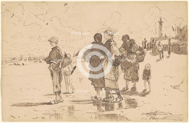 En route pour la pêche (Setting Out to Fish), 1878. Creator: John Singer Sargent.